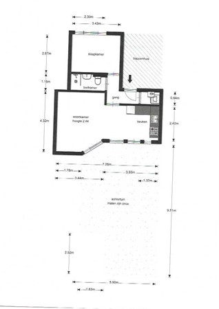 Plattegrond - Olympiakade 23H, 1076 XR Amsterdam - Scan plattegrond.jpeg
